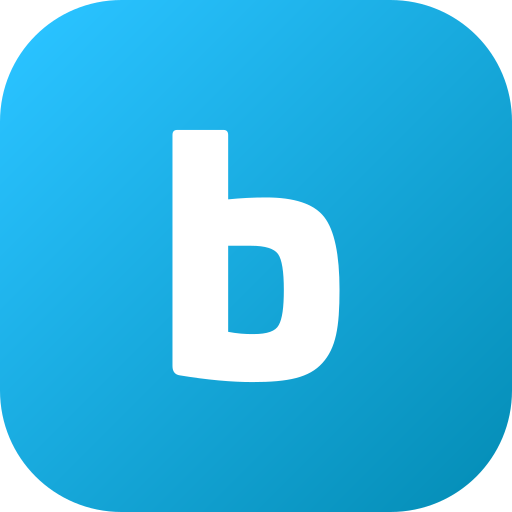 letter b Generic Flat Gradient icoon