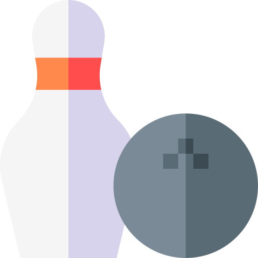 ボウリング Basic Straight Flat icon