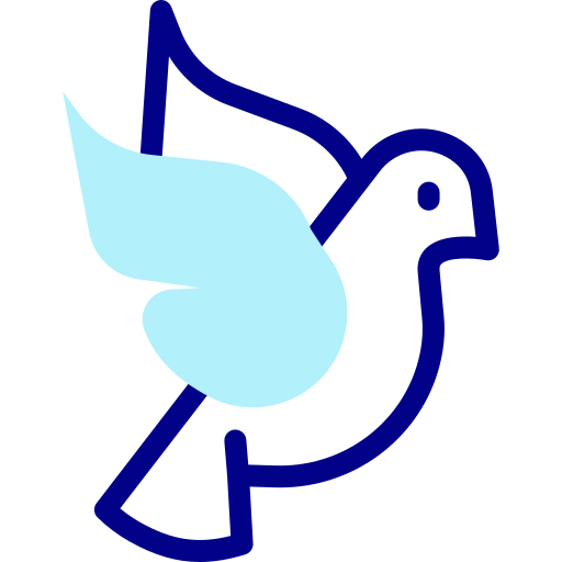 Dove Detailed Mixed Lineal color icon