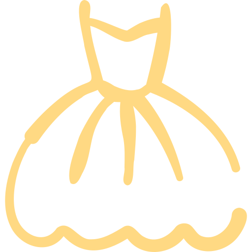Dress Basic Hand Drawn Color icon