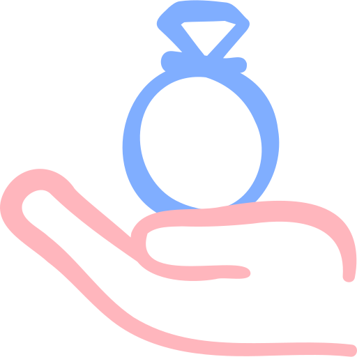 Ring Basic Hand Drawn Color icon