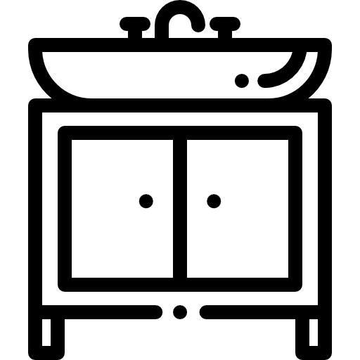 シンク Detailed Rounded Lineal icon