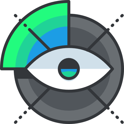 Visualization Roundicons Premium Lineal Color icon