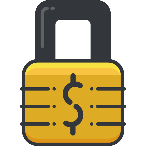 Padlock Roundicons Premium Lineal Color icon