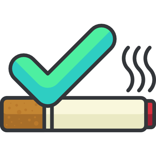 de fumar Roundicons Premium Lineal Color icono
