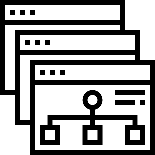 gráfico circular Meticulous Line icono