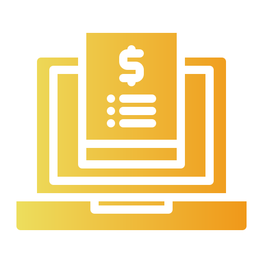 Receipt Generic Flat Gradient icon