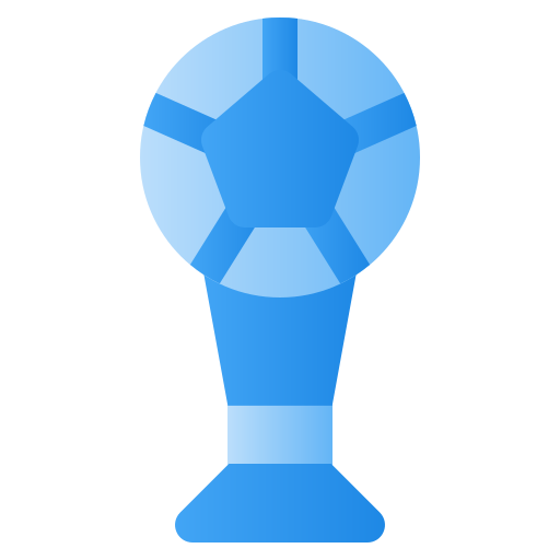 puchar piłki nożnej Generic Flat Gradient ikona