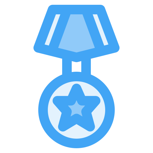 medalha Generic Blue Ícone