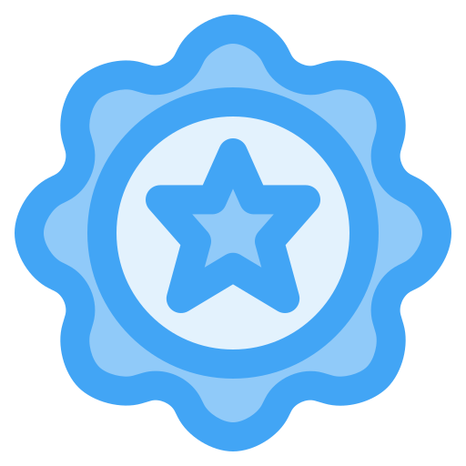 Badge Generic Blue icon