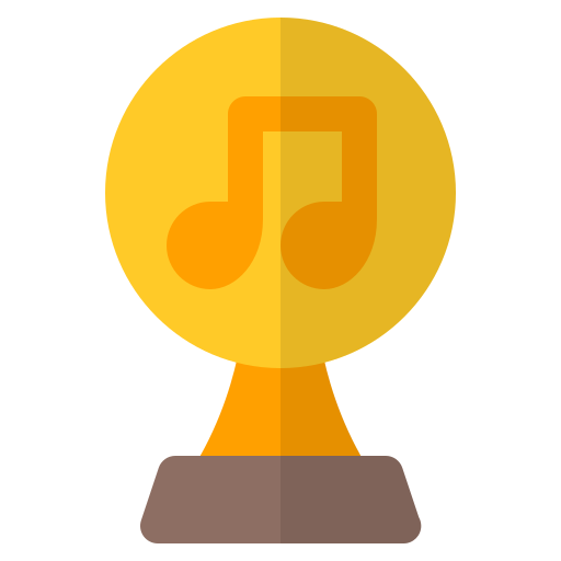 nagroda muzyczna Generic Flat ikona