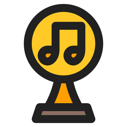 Music award Generic Outline Color icon