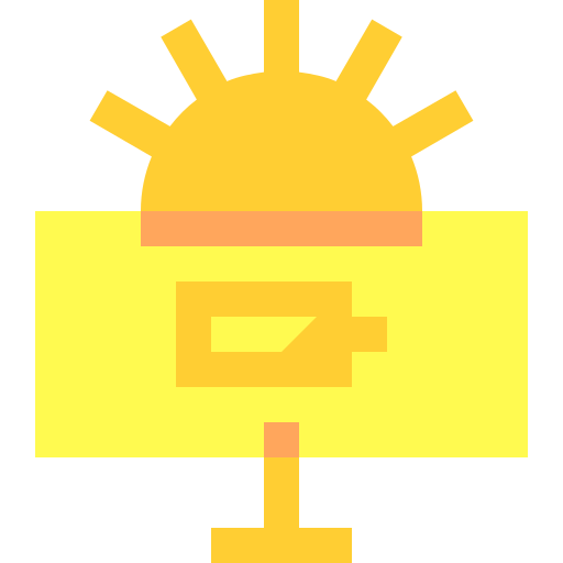 paneles solares Basic Sheer Flat icono