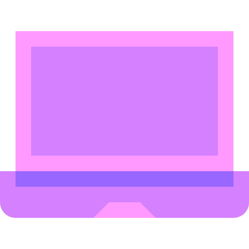 laptop Basic Sheer Flat icoon