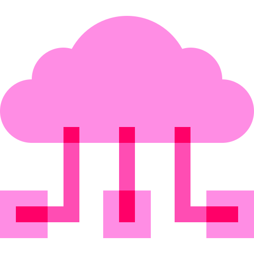 computación en la nube Basic Sheer Flat icono