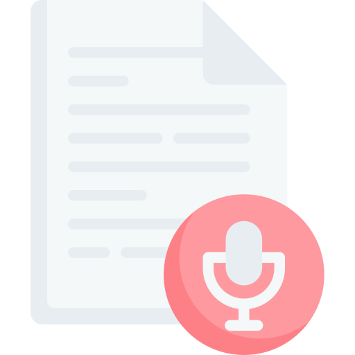 Transcription Special Flat icon