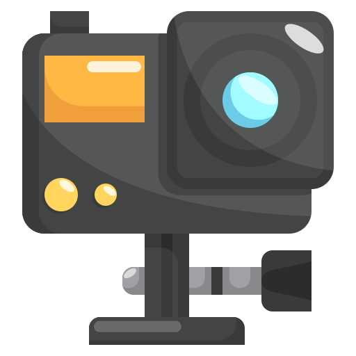 caméra d'action Generic Flat Icône