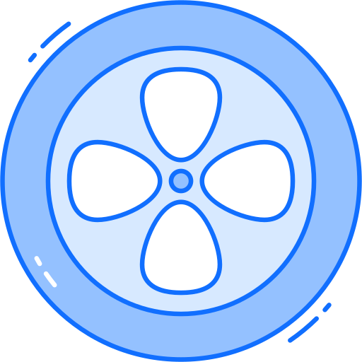 Car wheel Generic Blue icon