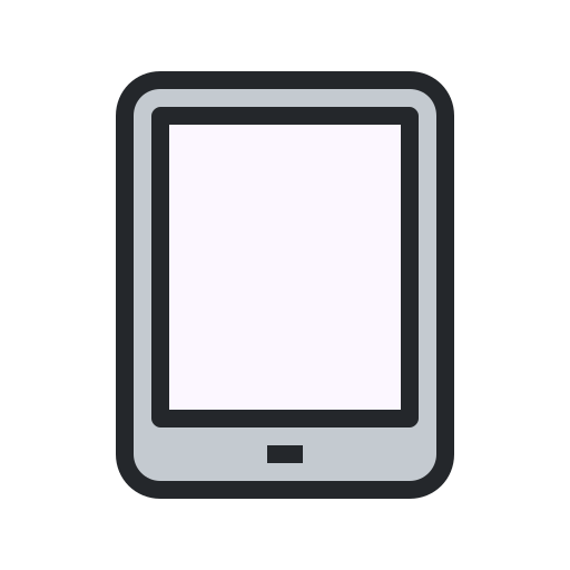 tablet Generic Outline Color icoon