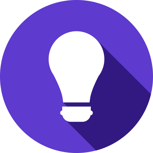 Light bulb Generic Circular icon