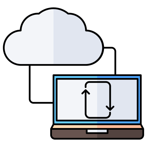 cloud computing Generic Thin Outline Color icon