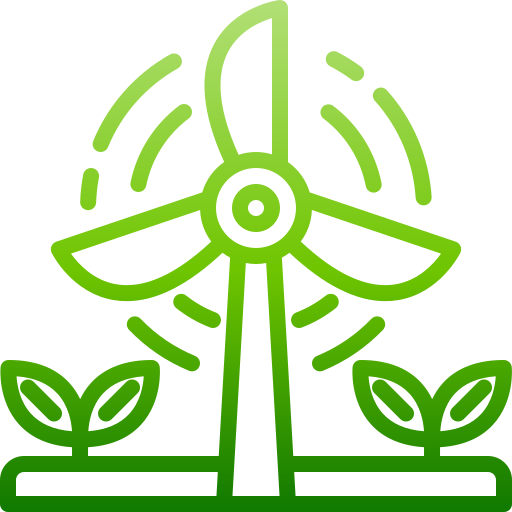 turbina eólica Generic Gradient icono