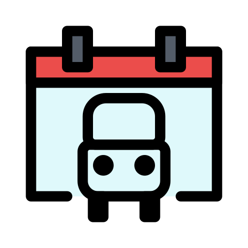 Bus schedule Generic Simple Colors icon