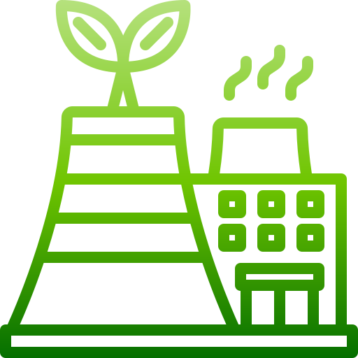 Зеленая фабрика Generic Gradient иконка