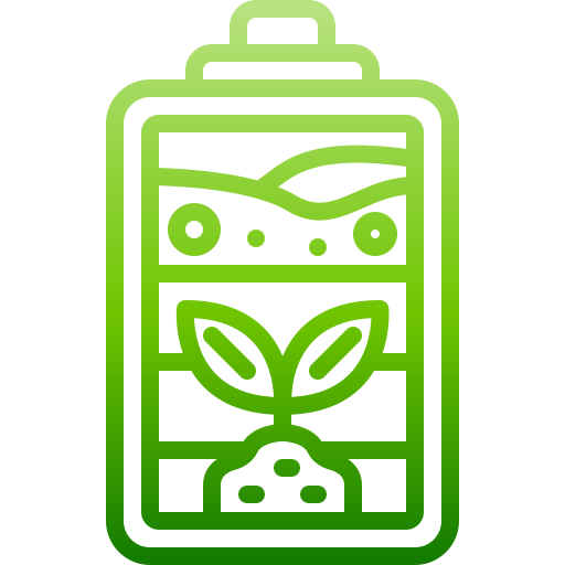 Eco battery Generic Gradient icon