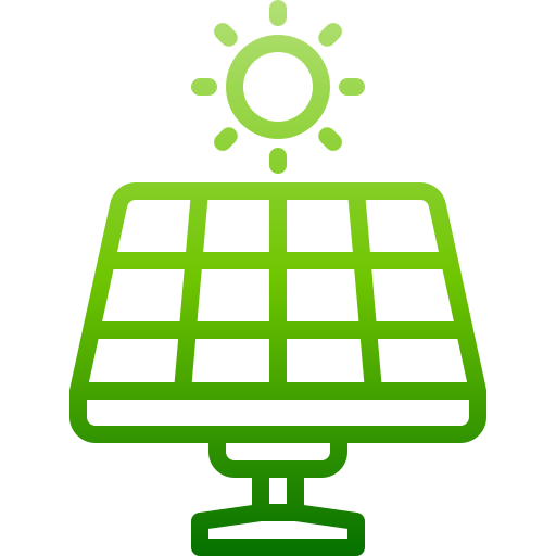 zonnepaneel Generic Gradient icoon