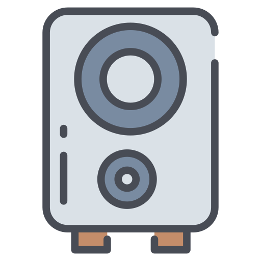 Music speaker Generic Outline Color icon