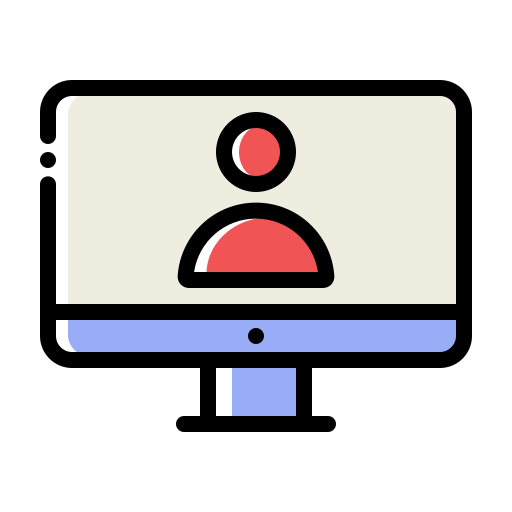 ビデオチャット Generic Color Omission icon