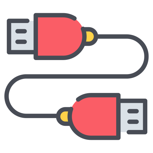 Data cable Generic Outline Color icon