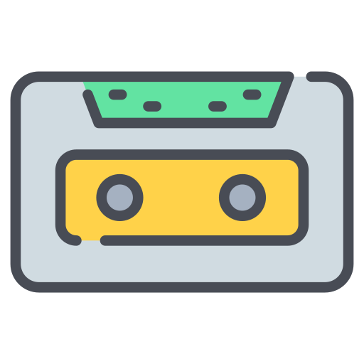 Music tape Generic Outline Color icon