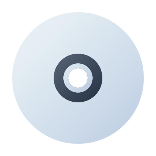 Компакт диск Generic Flat Gradient иконка