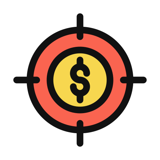 Target Generic Outline Color icon