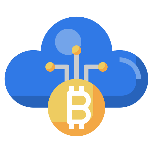bitcoin Surang Flat icoon