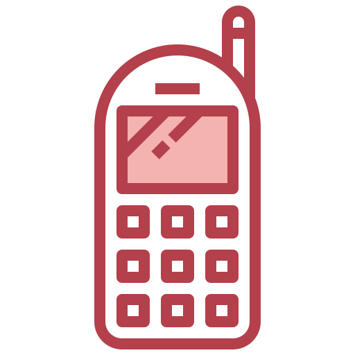 téléphone portable Surang Red Icône