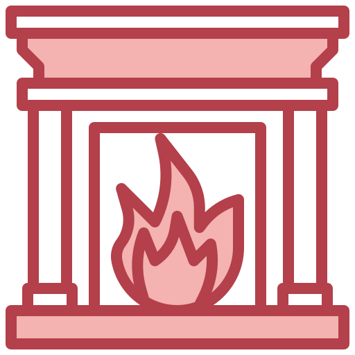 Fireplace Surang Red icon
