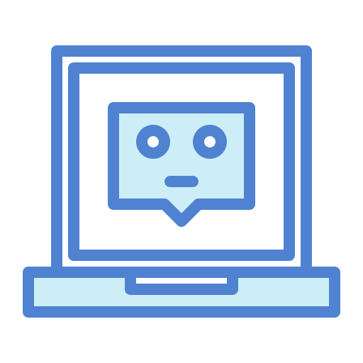 chatbot Generic Blue Icône