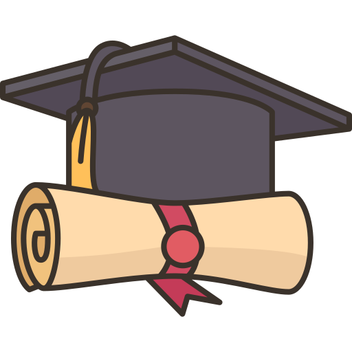 Diploma Amethys Design Lineal Color icon