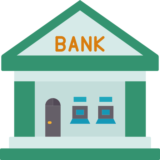 은행 Amethys Design Flat icon