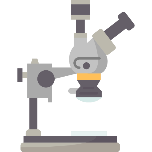 mikroskop Amethys Design Flat ikona