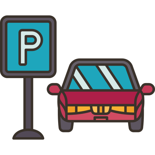 Car parking Amethys Design Lineal Color icon