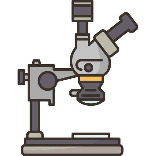 microscopio Amethys Design Lineal Color icona
