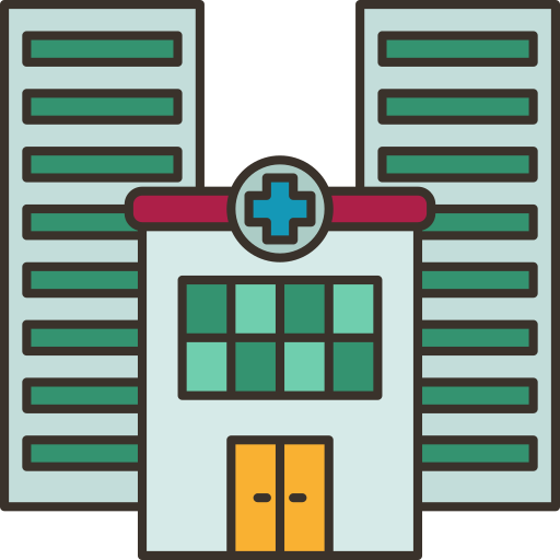 hospital Amethys Design Lineal Color icono