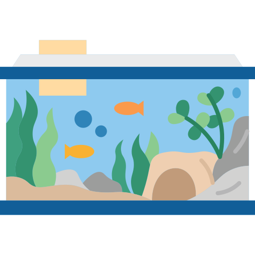 aquarium Amethys Design Flat icoon