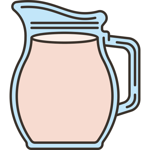 latte Amethys Design Lineal Color icona