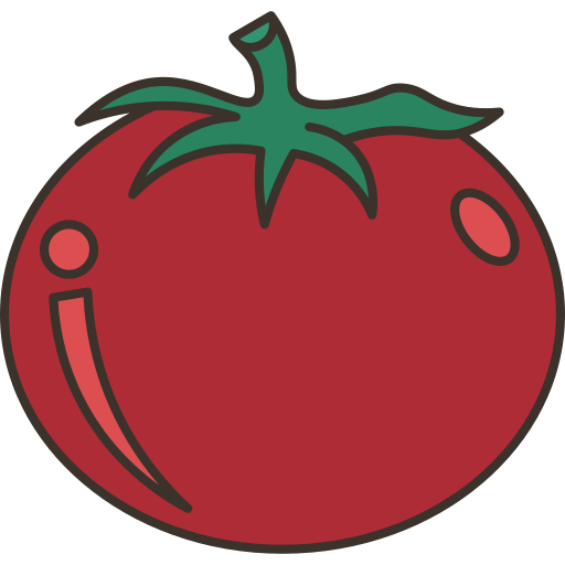 Tomato Amethys Design Lineal Color icon