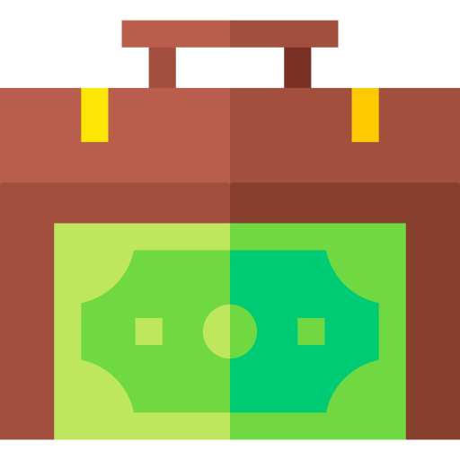 Briefcase Basic Straight Flat icon